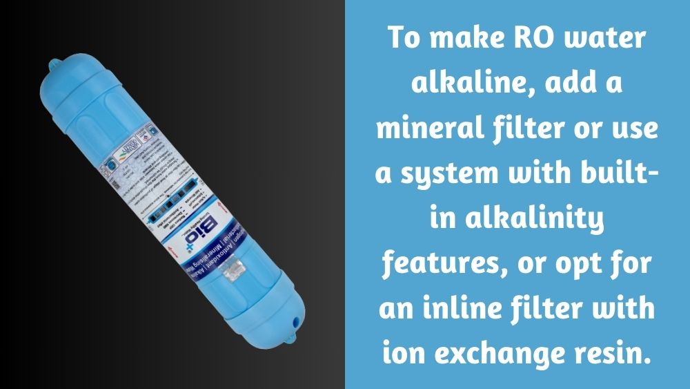 make RO water alkaline