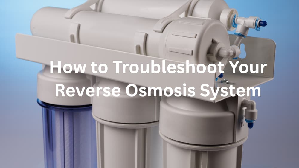 Your reverse osmosis (RO) system is supposed to give you clean, safe drinking water every day. But what happens when it suddenly stops working, starts leaking, or produces water that tastes off? Many homeowners immediately think of calling a technician. The truth is, most RO problems can be solved with basic troubleshooting steps. By learning how to identify and fix common issues, you can save time, money, and avoid unnecessary stress. In this guide, we’ll walk you through practical ways to troubleshoot your RO system like a pro. Key Takeaways RO systems face common issues like low water flow, bad taste, leaks, or no water output. Many problems come from clogged filters, faulty valves, or low pressure. A step-by-step troubleshooting approach helps you fix issues quickly. Preventive maintenance reduces breakdowns and extends the system’s life. Some complex issues still require professional help. What Are the Most Common RO Problems? Problem Possible Causes No water from faucet Closed valve, clogged filters, air in system Low water pressure Faulty pump, clogged membrane, low supply pressure Bad taste or odor Exhausted carbon filter, bacteria in tank Continuous drain flow Faulty shut-off valve or check valve Water leakage Loose fittings, damaged O-rings Noisy operation Air gap issues, loose tubing Why Is There No Water from My RO Faucet? 1. Is the Tank Valve Open? Check if the storage tank valve is fully open. Sometimes it’s accidentally turned off during maintenance. 2. Are the Filters Clogged? Sediment or carbon filters may be clogged with dirt. Replace if they’ve been in use for over 12 months. 3. Is There Air in the System? Air trapped after filter replacement can stop water flow. Flushing the system usually solves it. Quick Fix: Open the tank valve, check pre-filters, and run the system for 5–10 minutes to clear air. Why Is My RO System Producing Low Water Flow? 1. Is the Tank Empty or Bladder Faulty? RO tanks have an internal bladder. If it fails, water pressure drops. Check by lifting the tank. If it feels heavy but water flow is weak, the bladder may be faulty. 2. Is the RO Membrane Clogged? After 2–3 years, the RO membrane gets clogged with salts. This reduces flow. 3. Is the Booster Pump Working? RO needs 40–60 PSI. If your pump is faulty, water flow will be weak. Quick Fix: Test the water pressure. If it’s below 40 PSI, consider replacing the pump or membrane. Why Does My RO Water Taste Bad or Smell Strange? 1. Is the Carbon Filter Exhausted? Carbon filters remove chlorine and odors. If they’re overused, taste issues appear. 2. Is the Storage Tank Contaminated? If the tank isn’t sanitized regularly, bacteria may grow, causing odor. 3. Is the Membrane Damaged? A damaged membrane lets salts and chemicals through, affecting taste. Quick Fix: Replace the carbon filter annually, sanitize the tank, and check the membrane’s rejection rate. Why Is My RO System Draining Continuously? 1. Is the Auto Shut-Off Valve Faulty? The auto shut-off valve (ASO) stops water flow once the tank is full. If faulty, water keeps draining. 2. Is the Check Valve Broken? The check valve prevents backflow. If damaged, water continuously flows to the drain. Quick Fix: Inspect and replace faulty ASO or check valves. Why Is My RO System Leaking? 1. Are the Fittings Loose? Check all tube connections and fittings. Even a small gap can cause leakage. 2. Are the O-Rings Damaged? O-rings inside filter housings can wear out. Replace them if water seeps from housings. 3. Is the Tank Over-Pressurized? If air pressure inside the tank exceeds 7–8 PSI when empty, leaks may occur. Quick Fix: Tighten fittings, replace worn-out O-rings, and check tank pressure. Why Is My RO System Making Noise? 1. Is the Air Gap Clogged? The air gap in the faucet can create gurgling sounds if blocked. 2. Is the Tubing Vibrating? Loose tubing can vibrate against walls, creating noise. 3. Is the Pump Faulty? A failing booster pump may produce unusual noise. Quick Fix: Clean the air gap, secure tubing, and check the pump. How to Troubleshoot with TDS Testing? A TDS meter is your best tool. TDS Reading What It Means Action 300 ppm RO not working properly Replace membrane or check system How Do You Reset an RO System? Sometimes resetting helps: Close the tank valve. Turn off the feed water valve. Remove and reattach tubing connections. Open valves again. Flush the system for 5 minutes. This clears trapped air and resets flow. Preventive Maintenance Tips How Often Should Filters Be Replaced? Sediment Filter: Every 6–12 months. Carbon Filter: Every 6–12 months. RO Membrane: Every 2–3 years. Post Carbon Filter: Every 12 months. Why Should You Sanitize the Tank? Storage tanks should be sanitized at least once a year to prevent bacterial growth. Should You Check Water Pressure? Yes. Always maintain 40–60 PSI. Install a booster pump if pressure is low. Troubleshooting Quick Reference Table Problem Likely Cause Fix No water output Closed valve, clogged filter Open valve, replace filters Low pressure Faulty pump, clogged membrane Replace pump or membrane Bad taste Exhausted carbon filter Replace filter, sanitize tank Continuous drain Faulty ASO or check valve Replace valve Leakages Loose fittings, damaged O-rings Tighten or replace Noise Air gap or pump issues Clean air gap, check pump When Should You Call a Professional? While many issues can be fixed at home, call a technician if: Membrane replacement seems complex. Tank bladder is damaged. Electrical faults occur in the pump or UV filter. You notice persistent contamination despite filter changes. Conclusion Troubleshooting your reverse osmosis system doesn’t have to be intimidating. Most issues—like low flow, bad taste, or leaks—are caused by clogged filters, pressure problems, or faulty valves. With the right steps, you can solve many of these problems yourself. Here’s the bottom line: Always start by checking the basics—valves, filters, and pressure. Use a TDS meter to monitor performance. Replace filters on schedule to avoid breakdowns. Don’t hesitate to call a professional for complex repairs. By understanding how to troubleshoot, you can keep your RO system running smoothly, save money on repairs, and ensure your family always has access to clean, safe water.