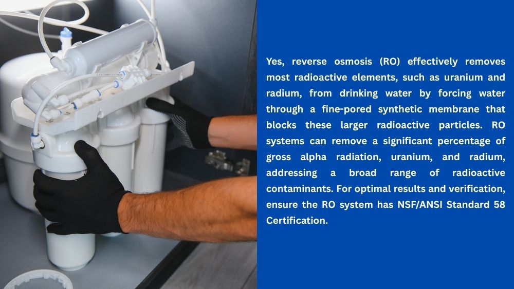 Reverse Osmosis Remove Radioactive Elements