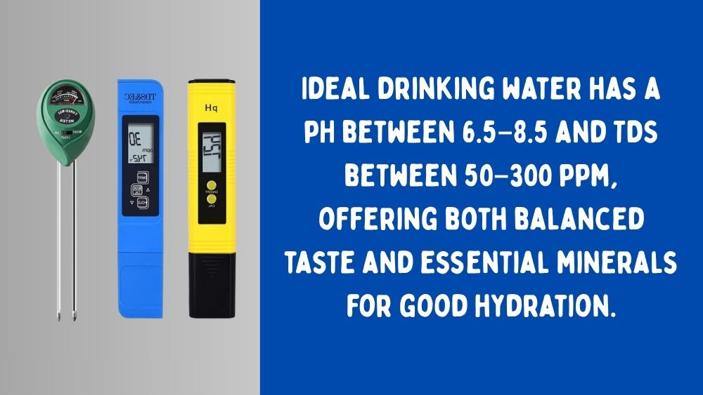 Ideal pH and TDS in Water