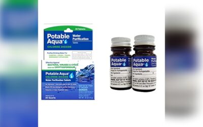 Potable Aqua Chlorine Dioxide Water Purification Tablets Review