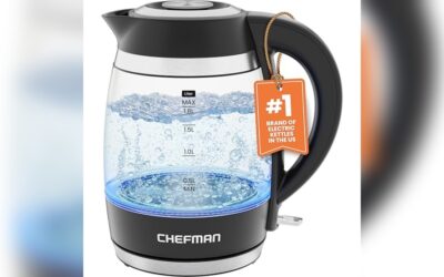 Chefman 1.8L Electric Kettle Review: Fast, Safe, LED Features