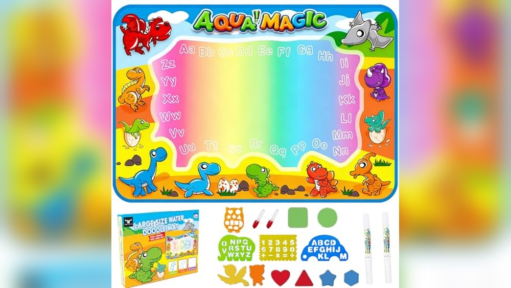 Water Doodle Mat for Toddlers 1-3: Mess-Free Travel Toy Review