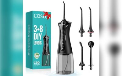 COSLUS Water Dental Flosser Pick C30 Review: Portable & Powerful