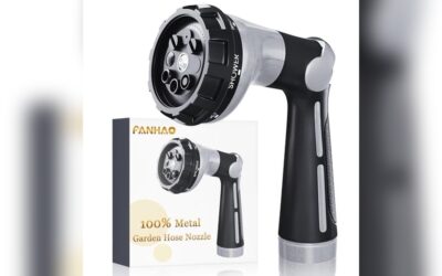 FANHAO Garden Hose Nozzle Review: Durable & Versatile Spray Tool