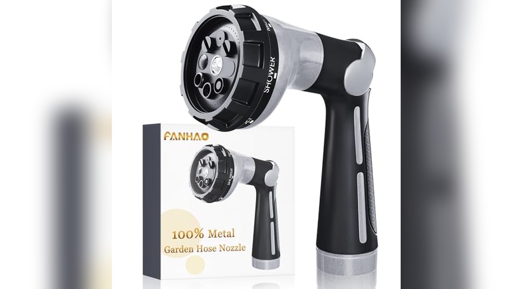 FANHAO Garden Hose Nozzle Review: Durable & Versatile Spray Tool