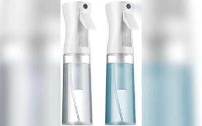 2 Pack Ultra Fine Mist Spray Bottles – Perfect for Hair & Cleaning