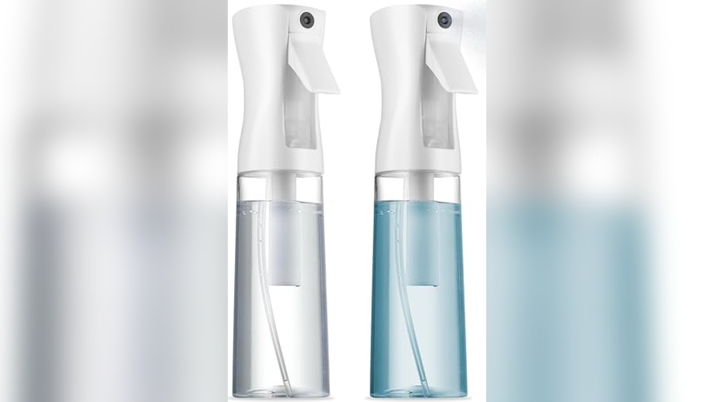 2 Pack Ultra Fine Mist Spray Bottles – Perfect for Hair & Cleaning